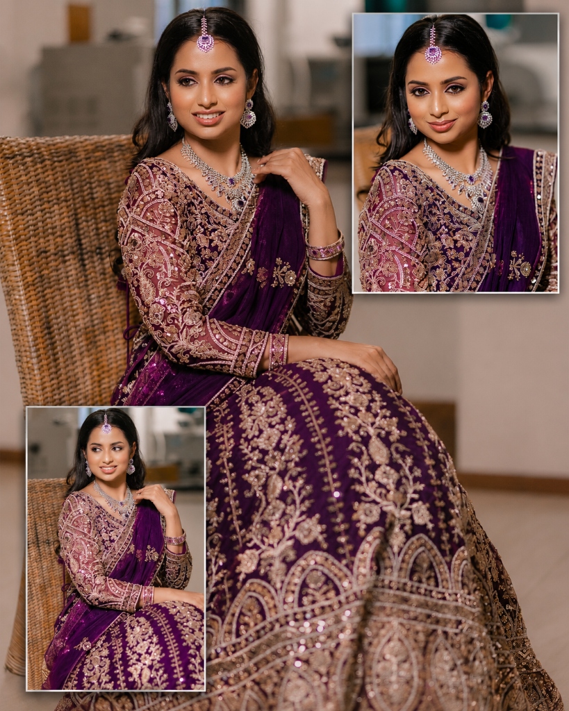 High definition HD bridal look by Kishaley