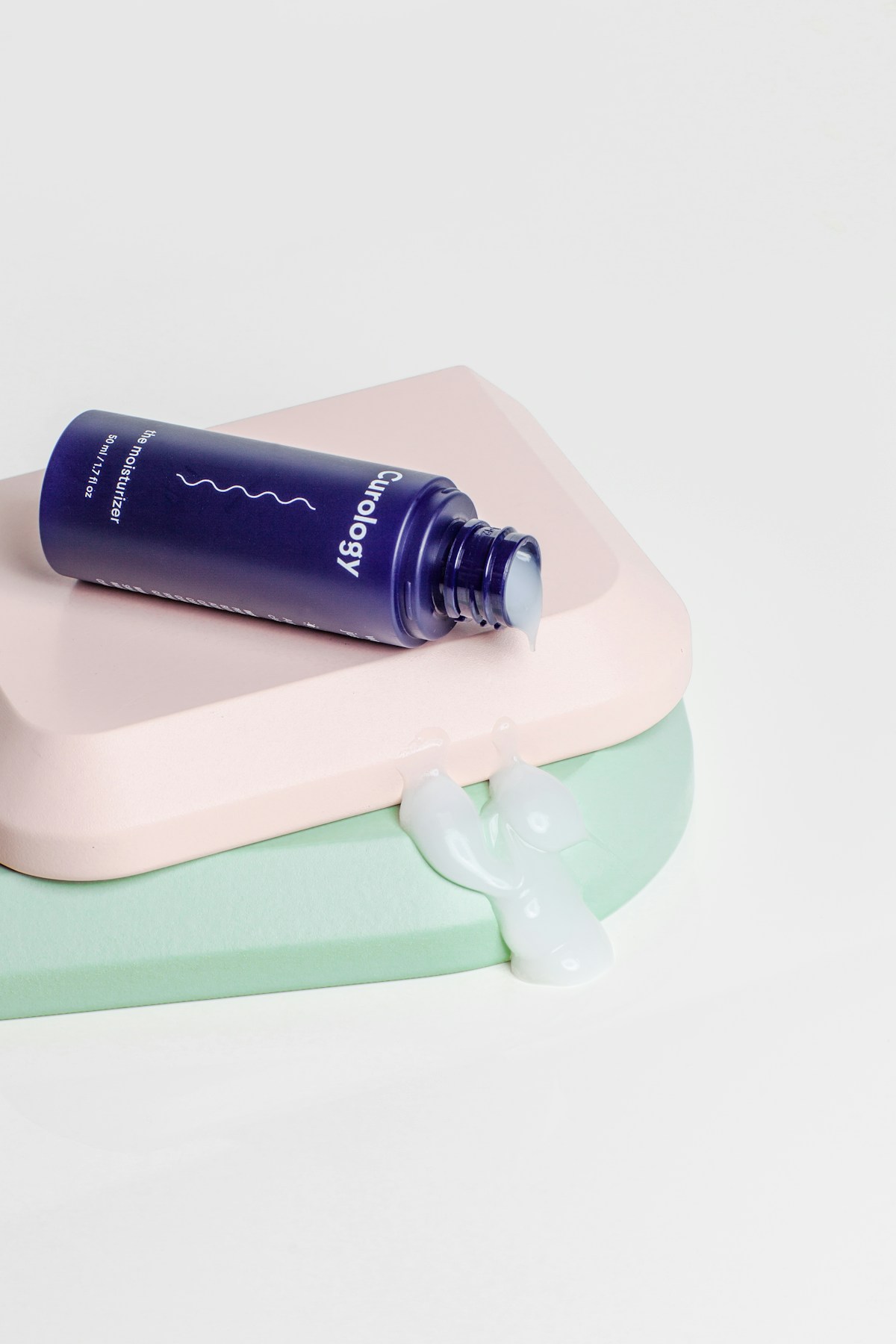 Skincare moisturizer prepared for a beauty routine